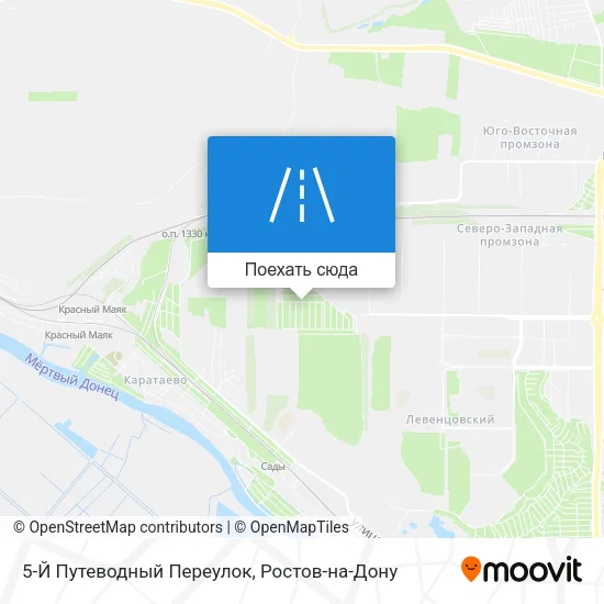 Карта 5-Й Путеводный Переулок