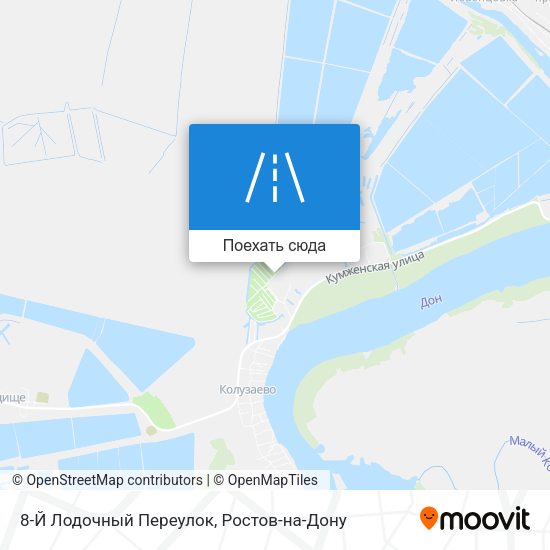Карта 8-Й Лодочный Переулок