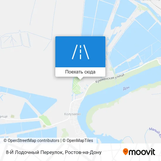 Карта 8-Й Лодочный Переулок