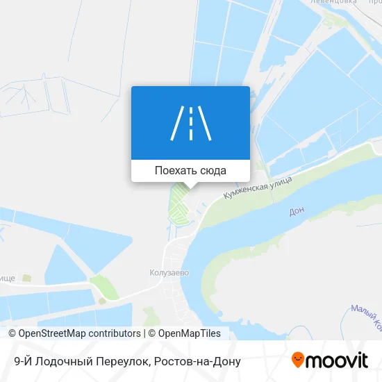 Карта 9-Й Лодочный Переулок