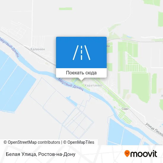 Карта Белая Улица