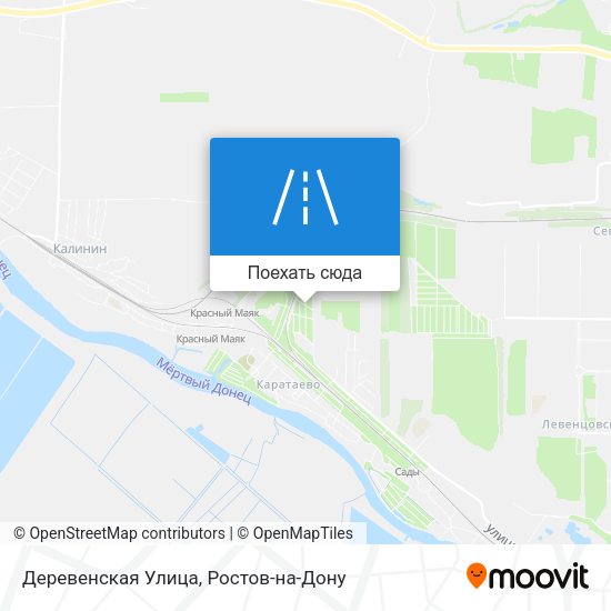 Карта Деревенская Улица