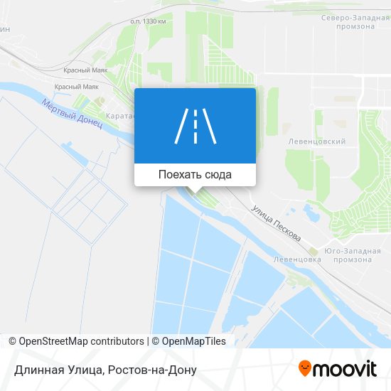 Карта Длинная Улица