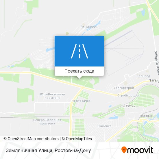 Карта Земляничная Улица