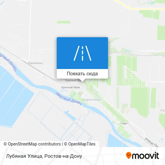 Карта Лубяная Улица