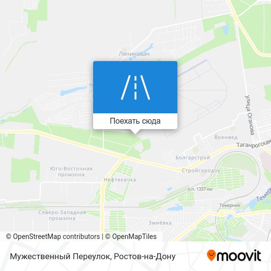 Карта Мужественный Переулок