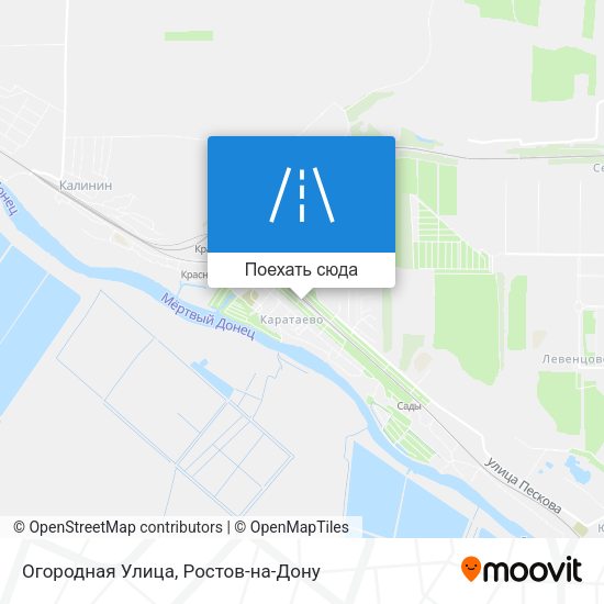 Карта Огородная Улица