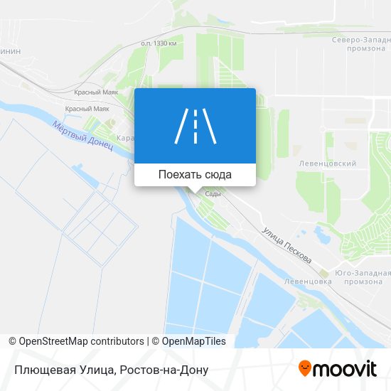Карта Плющевая Улица
