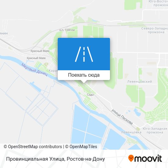 Карта Провинциальная Улица
