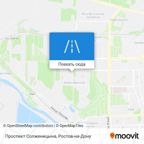 Карта Проспект Солженицына