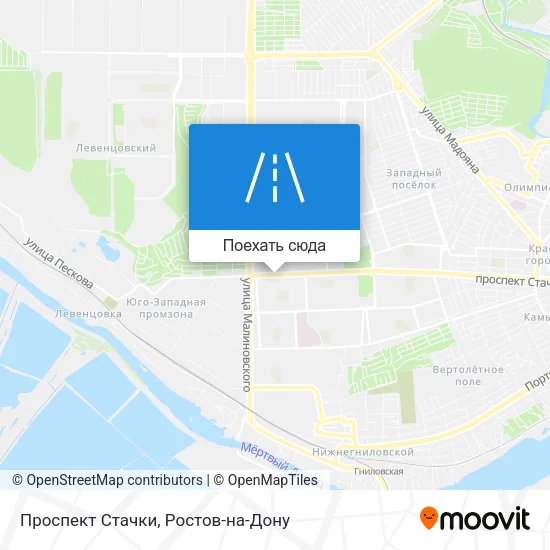Карта Проспект Стачки