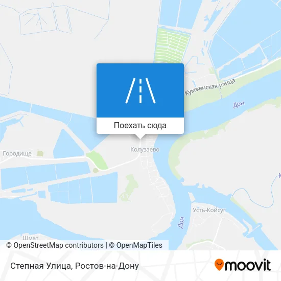 Карта Степная Улица