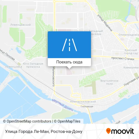 Карта Улица Города Ле-Ман