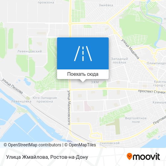 Карта Улица Жмайлова