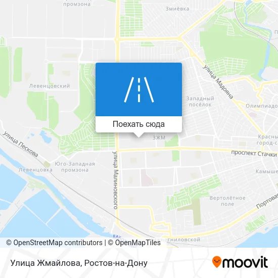 Карта Улица Жмайлова