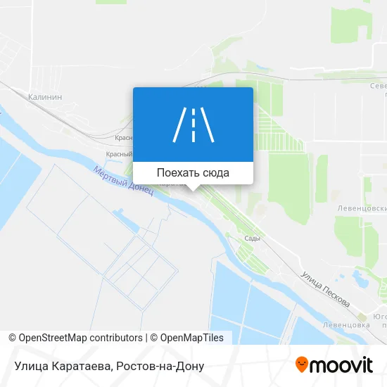 Карта Улица Каратаева