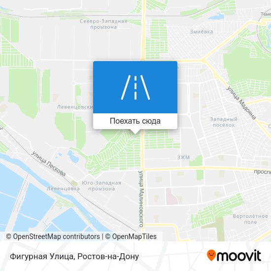 Карта Фигурная Улица