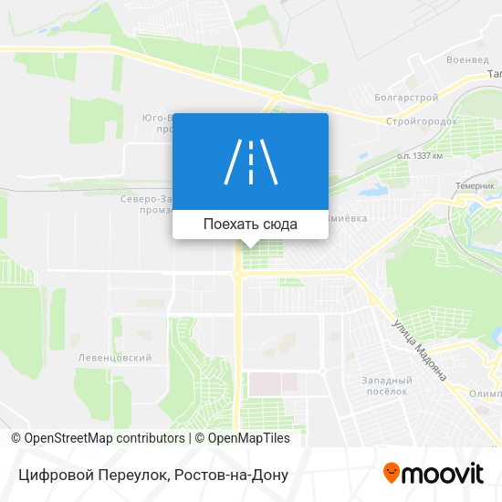 Карта Цифровой Переулок