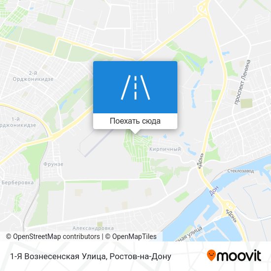 Карта 1-Я Вознесенская Улица