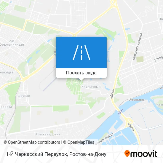 Карта 1-Й Черкасский Переулок