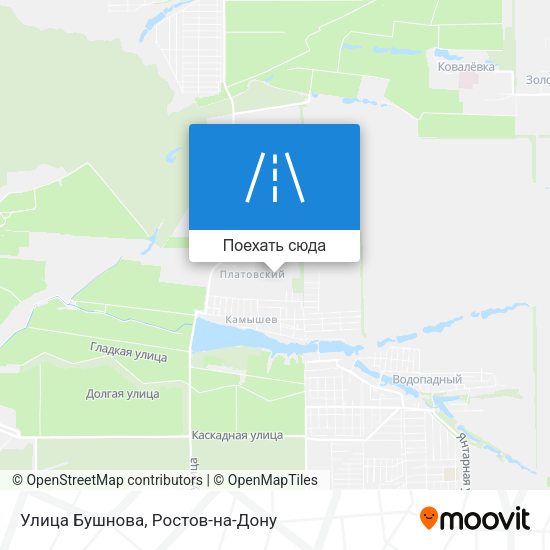 Карта Улица Бушнова