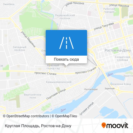Карта Круглая Площадь