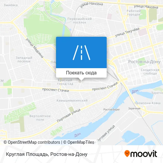 Карта Круглая Площадь