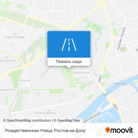 Карта Рождественская Улица