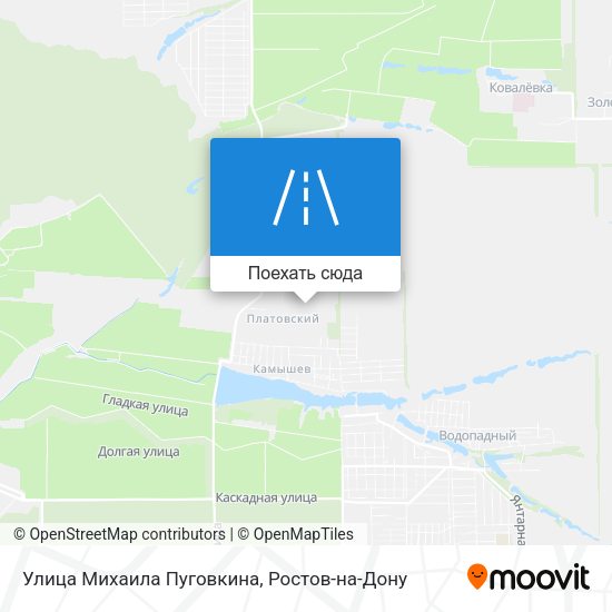 Карта Улица Михаила Пуговкина