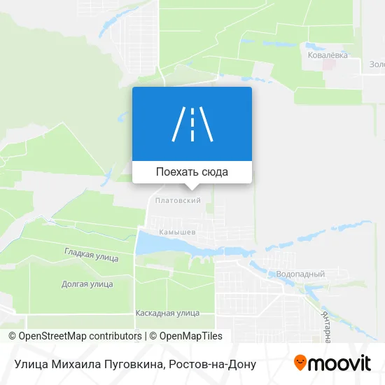 Карта Улица Михаила Пуговкина