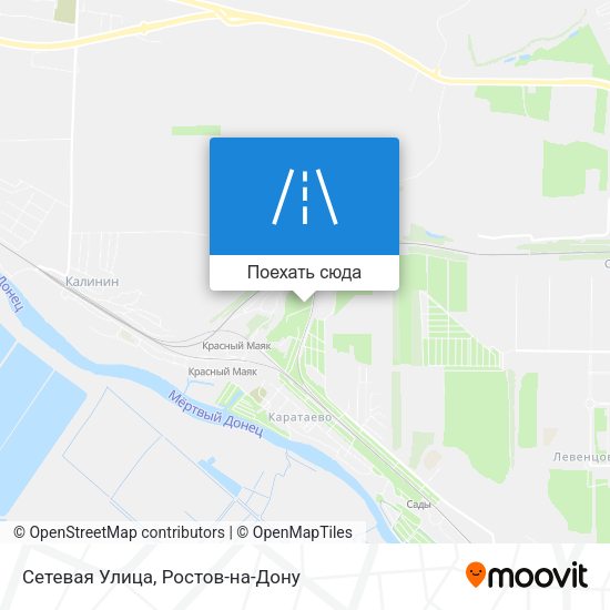 Карта Сетевая Улица