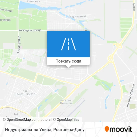 Карта Индустриальная Улица