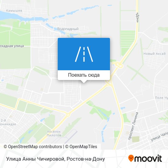 Карта Улица Анны Чичировой