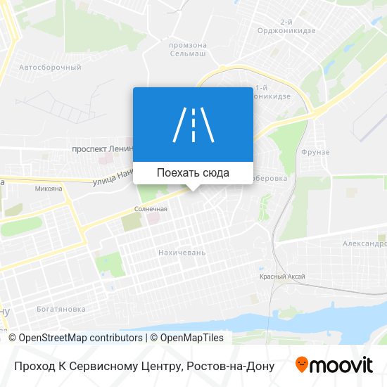 Карта Проход К Сервисному Центру