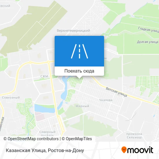 Карта Казанская Улица