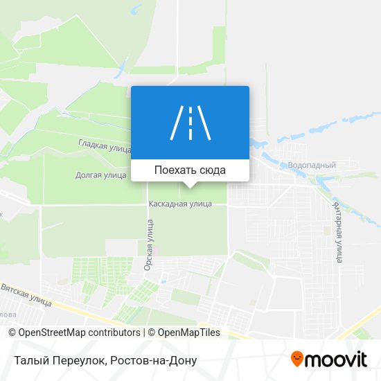 Карта Талый Переулок