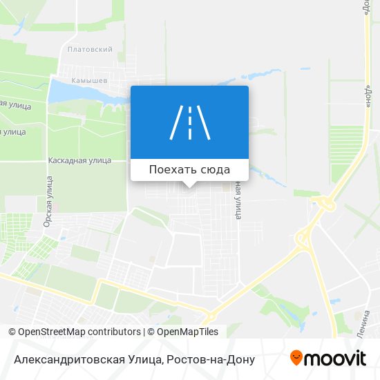 Карта Александритовская Улица