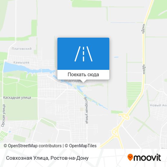 Карта Совхозная Улица