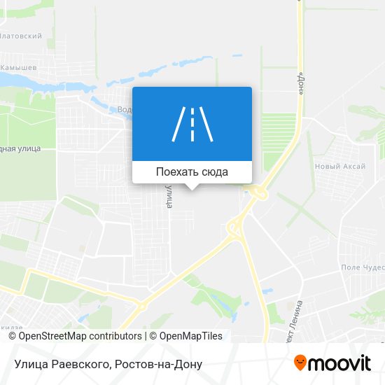 Карта Улица Раевского
