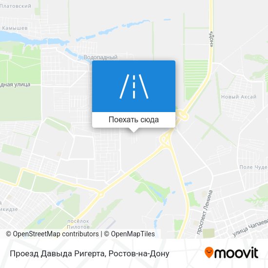 Карта Проезд Давыда Ригерта