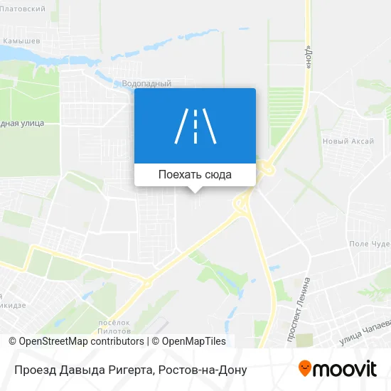 Карта Проезд Давыда Ригерта