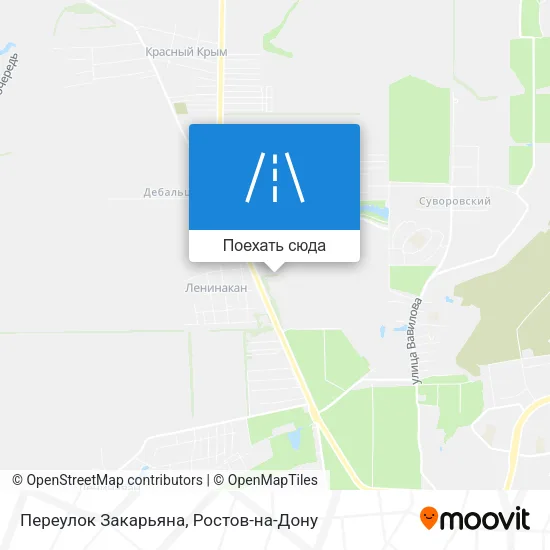 Карта Переулок Закарьяна