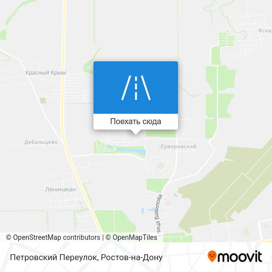 Карта Петровский Переулок