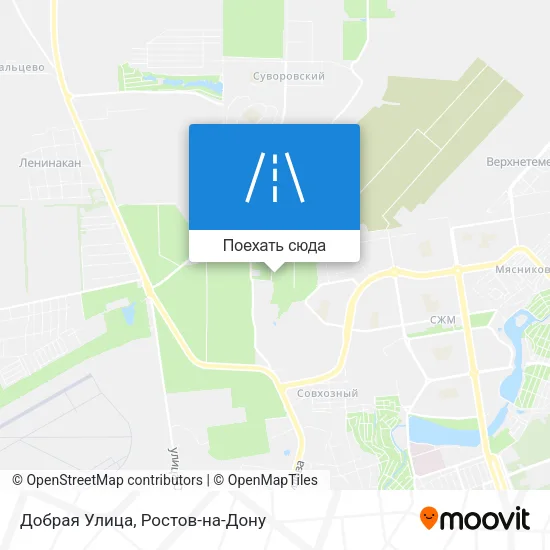 Карта Добрая Улица