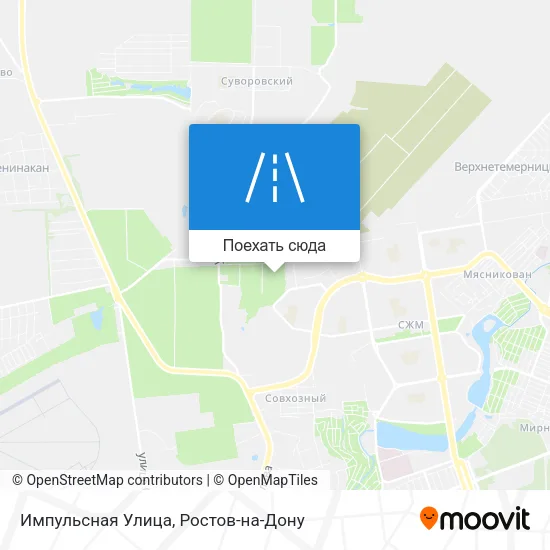 Карта Импульсная Улица