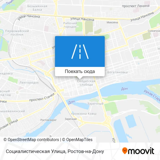 Карта Социалистическая Улица