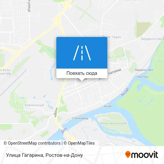 Карта Улица Гагарина