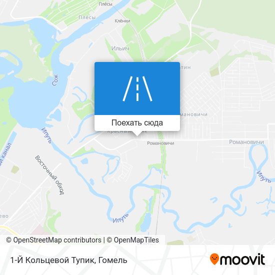 Карта 1-Й Кольцевой Тупик