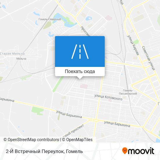 Карта 2-Й Встречный Переулок