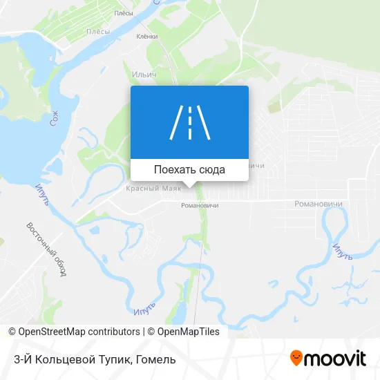 Карта 3-Й Кольцевой Тупик